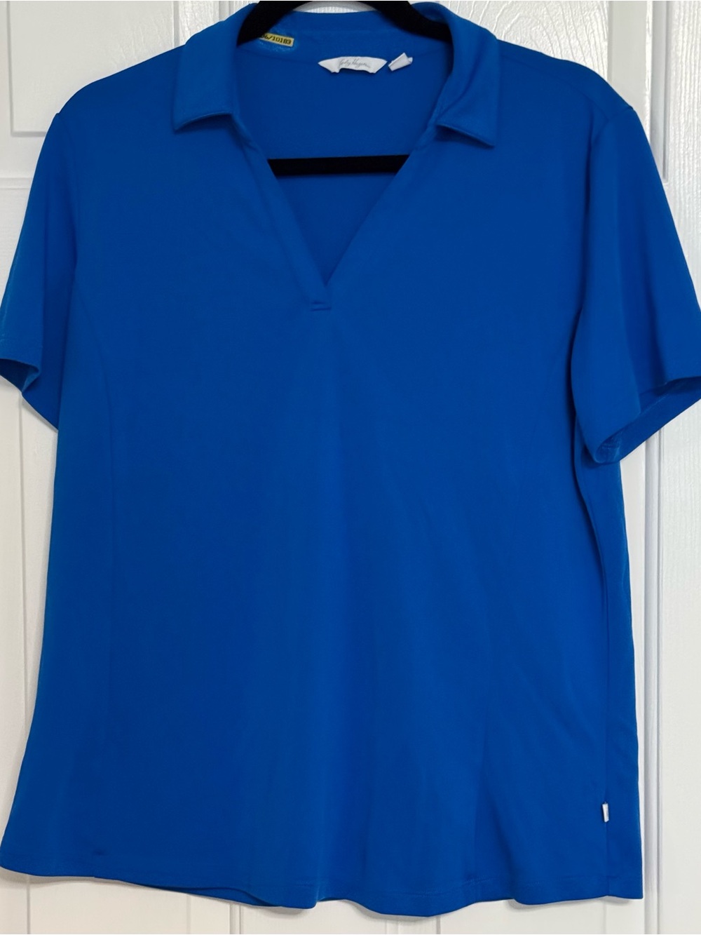 Lady Hagen Royal Blue Collared V-Neck Golf Polo